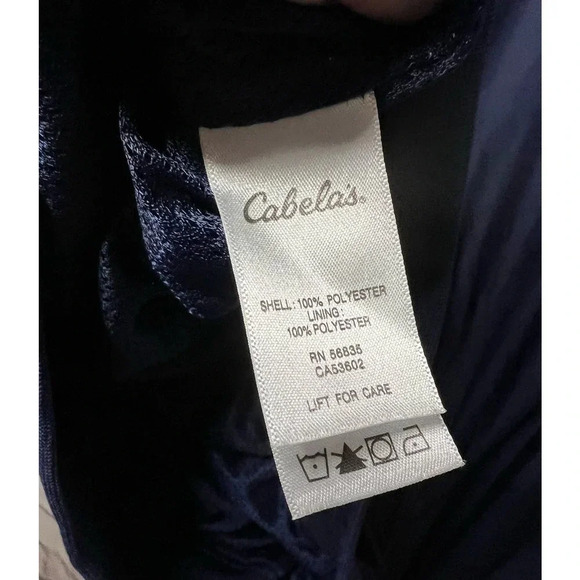 Cabelas L Tall Blue Windbreaker. - Picture 6 of 7